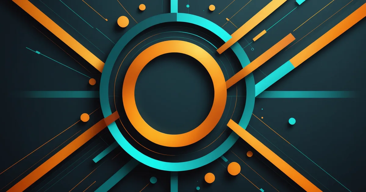 Abstract visual of a payment or checkout interaction moment