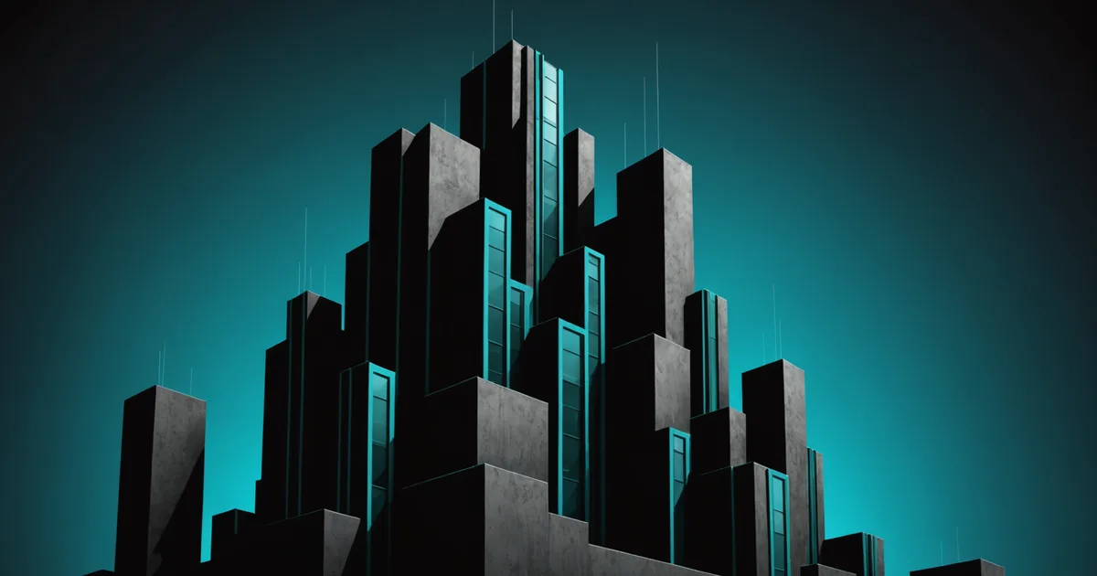 Abstract visualization of building from first principles, a foundation concept